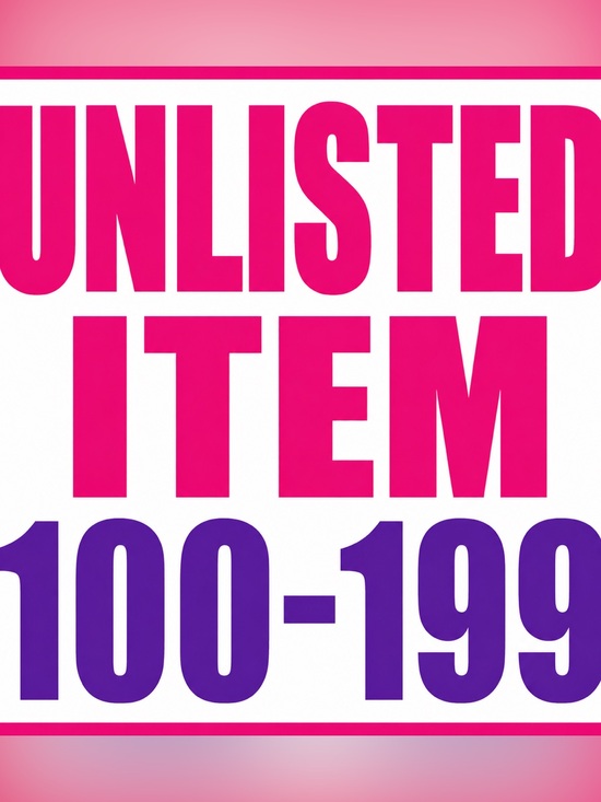 Other - 9/28 Unlisted Item 100-199